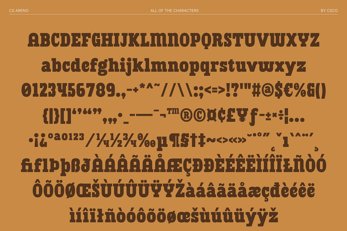 CS Areno – Slab Serif Font, a Slab Serif Font by Craft Supply Co. (Photo 8 of 8)
