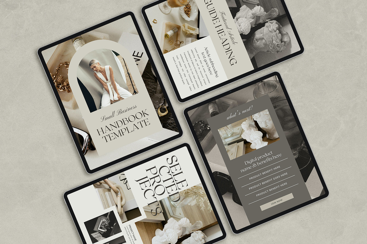 Classic Ebook Template CANVA, a Magazine Template by Studio Loire (Photo 3 of 17)