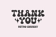 Retro Chunky - Handwritten Font, a Handwritten Font by SaktiAvellin (Thumbnail 7 of 7)
