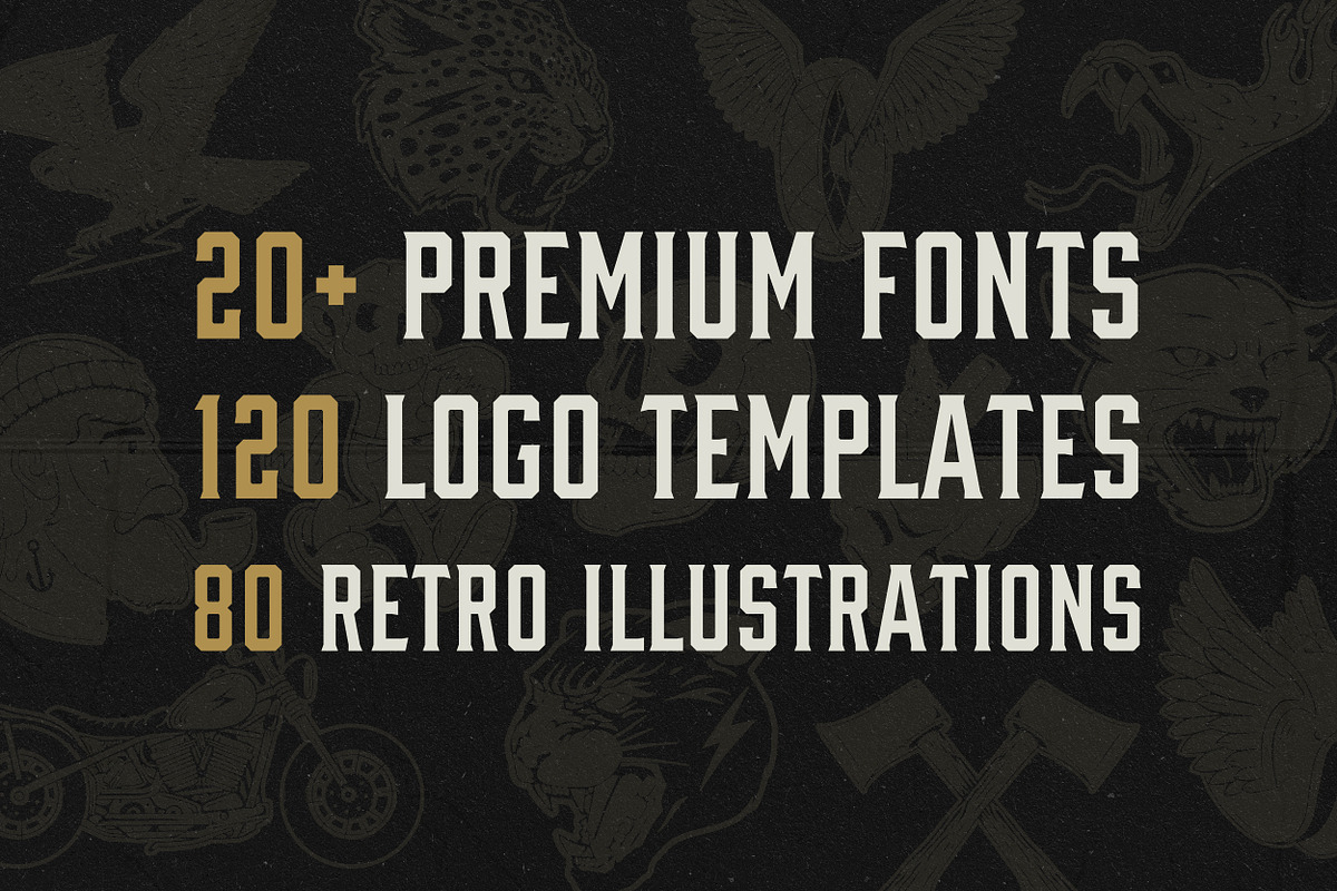 Apparel Designs Bundle, a Branding & Logo Template by Davide Bassu (Photo 4 of 25)
