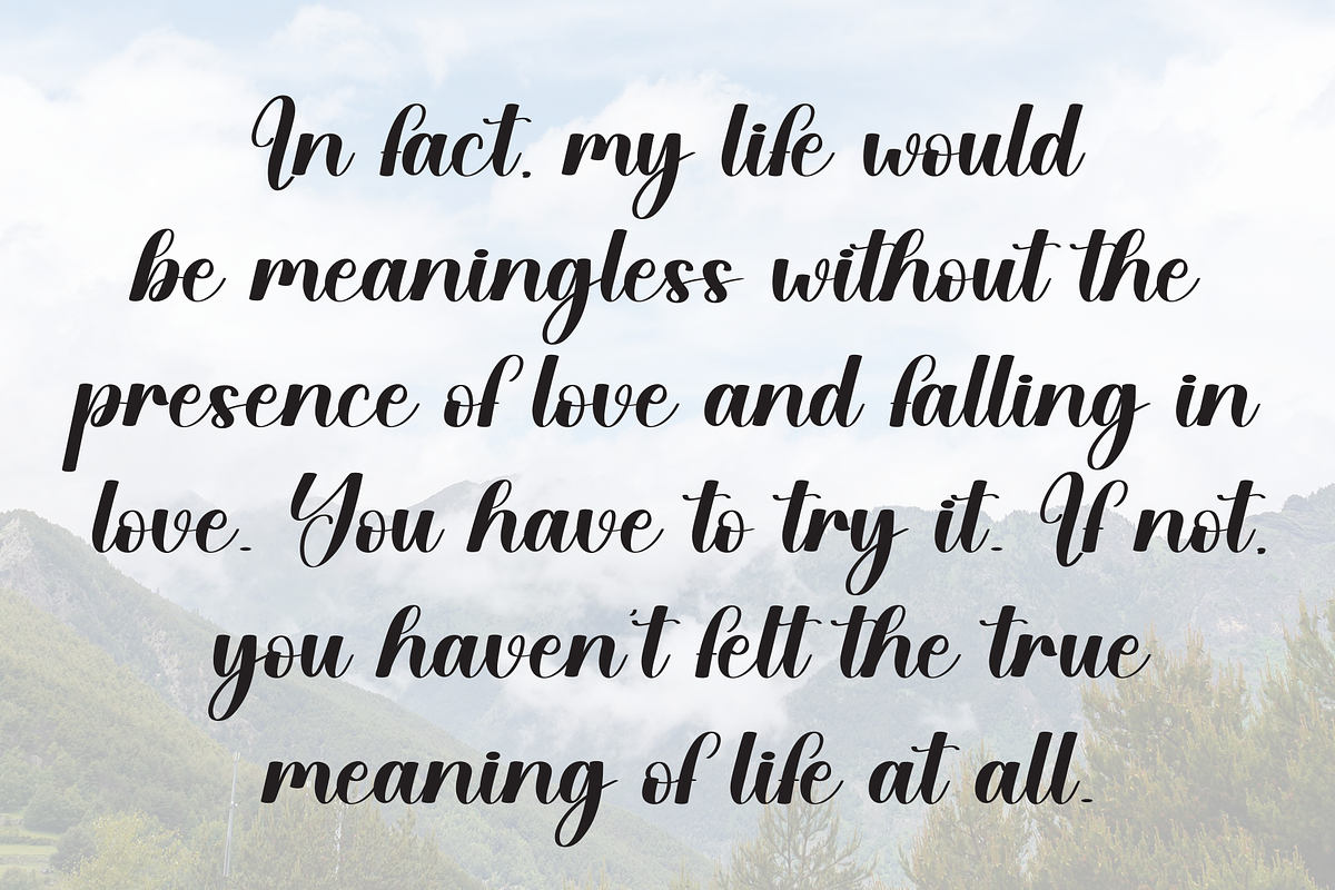 Kayla | Script Font, a Handwritten Font by Scratchones (Photo 6 of 9)