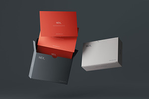 Card Box Packaging Mockup