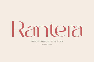 Rantera - Display Ligature Sans