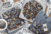 Winter Doodle Big Pack, a Decorative Illustration by BALABOLKA (Thumbnail 5 of 12)