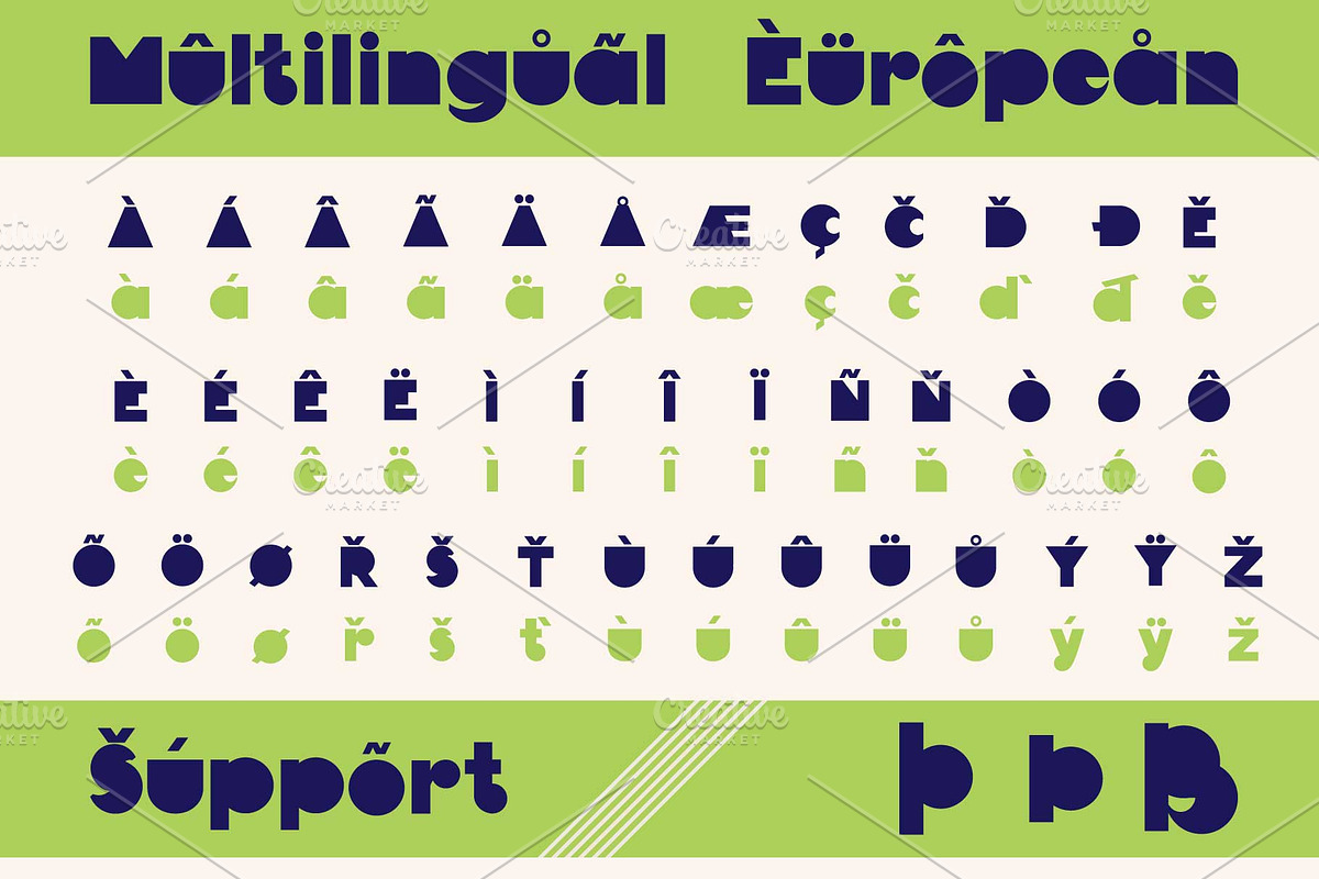 TrigonWeel color OTF font preview 8
