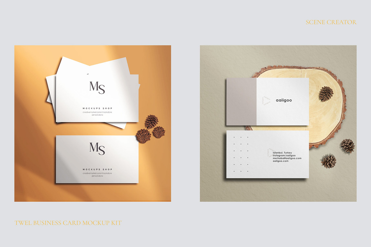 Business Card Mockup - Scene Creator, a Print Template by Mockstore (Photo 22 of 22)