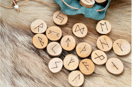 Handmade runes for fortunetelling, an Architecture Photo by Neirfy