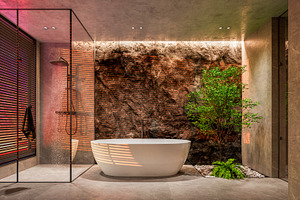 Modern Minimalist Bathroom, an Architecture Photo by Pozitivo