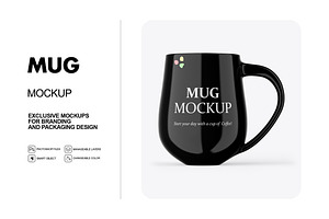 Glossy Mug Mockup