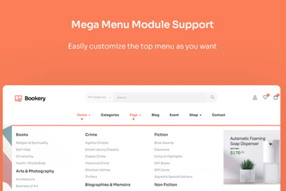 Leo Bookery – Online Book Store, a Websites & App Template by LeoTheme (Photo 6 of 17)