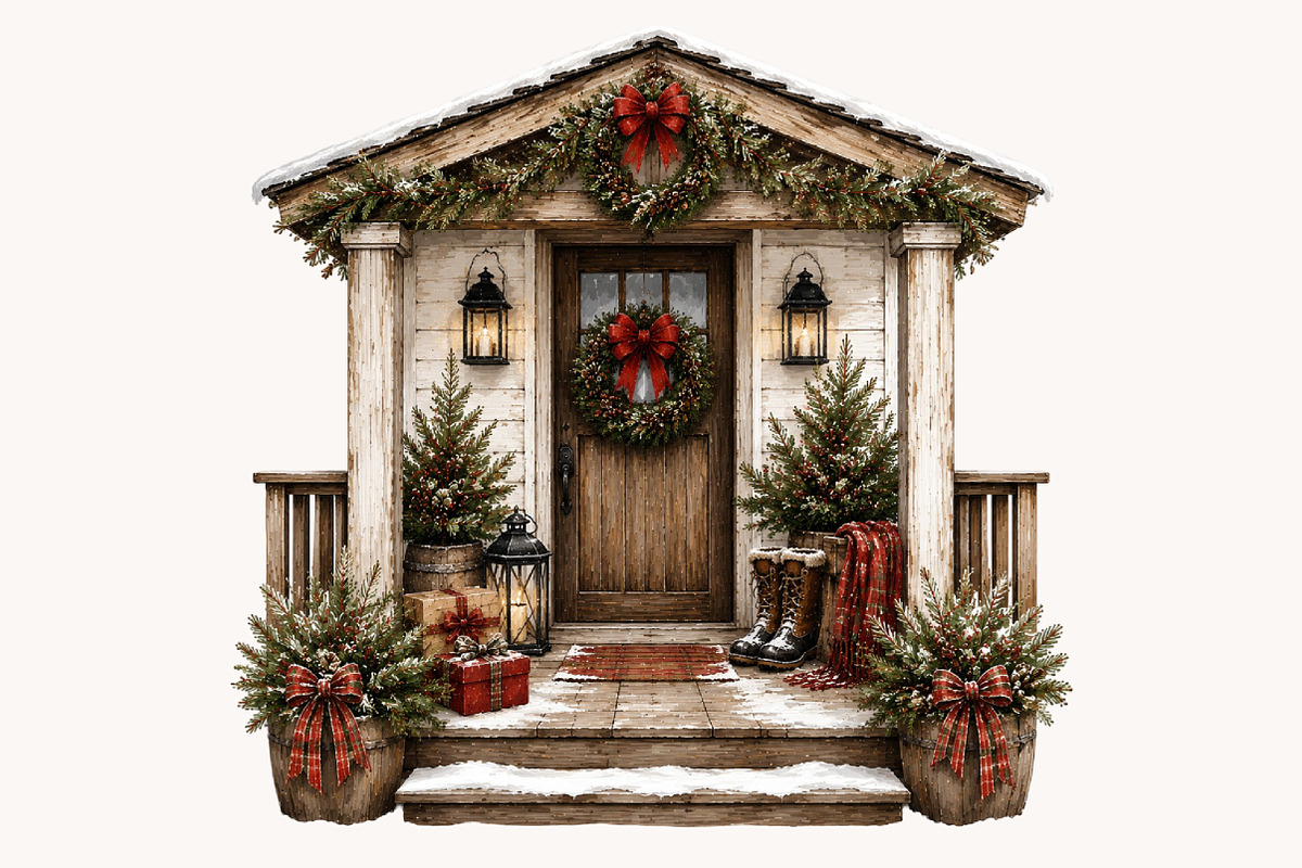 Christmas Family Clipart Bundle, a Seasonal Illustration by Designworld (Photo 5 of 5)