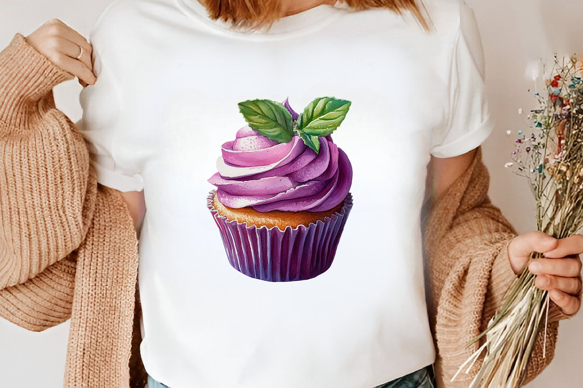 Watercolor Purple Christmas Clipart, an Illustration by Canvas Craft (Photo 7 of 7)