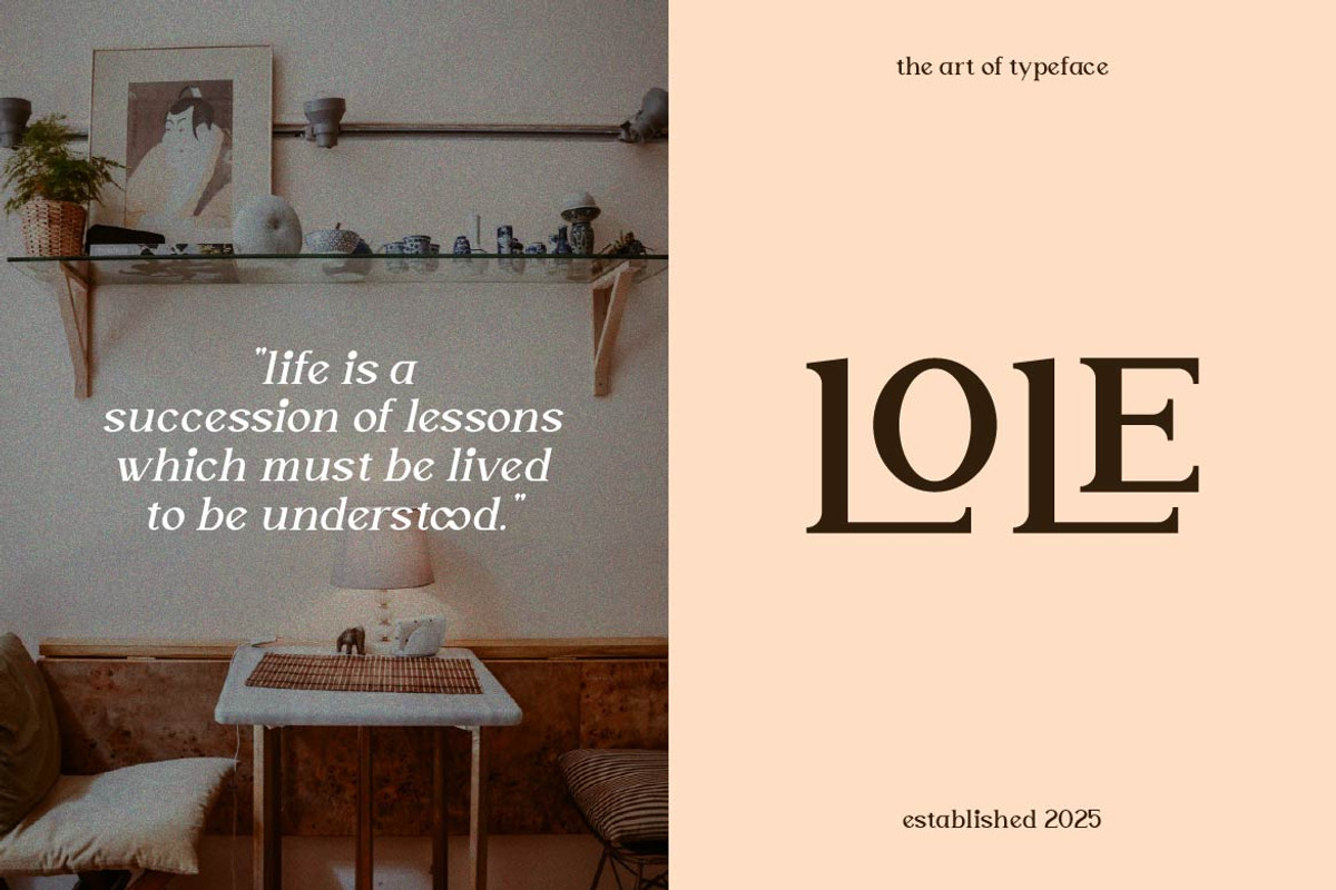 Moonsclare Feminine Type, a Serif Font by Artiveko (Photo 5 of 8)