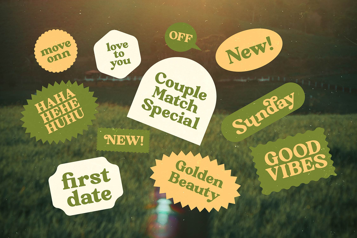 Matcha Holiks Groovy Serif Font, a Serif Font by timelesstype.co (Photo 11 of 20)