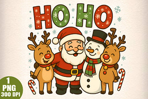 Funny Christmas Png Santa Png, an Illustration by Daily.Designs