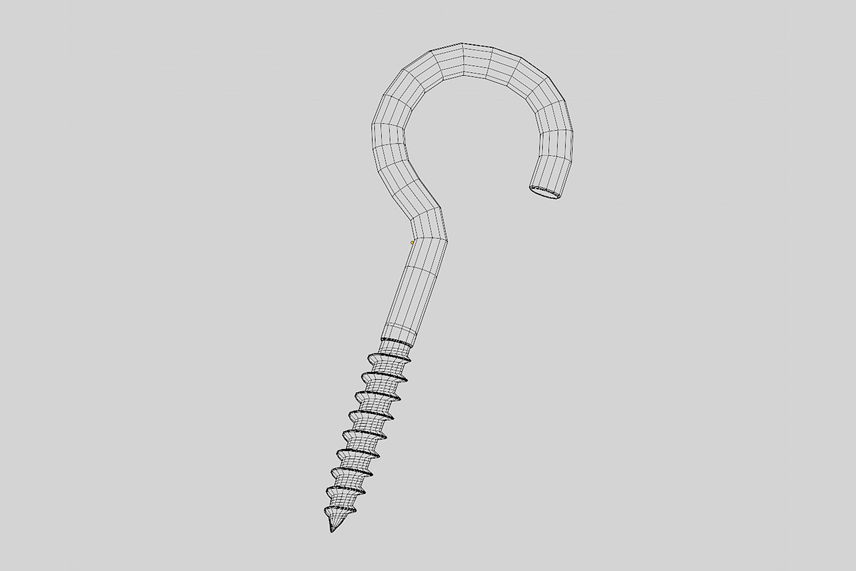 Screw hooks, an Object 3D Model by fahad121 (Photo 5 of 7)