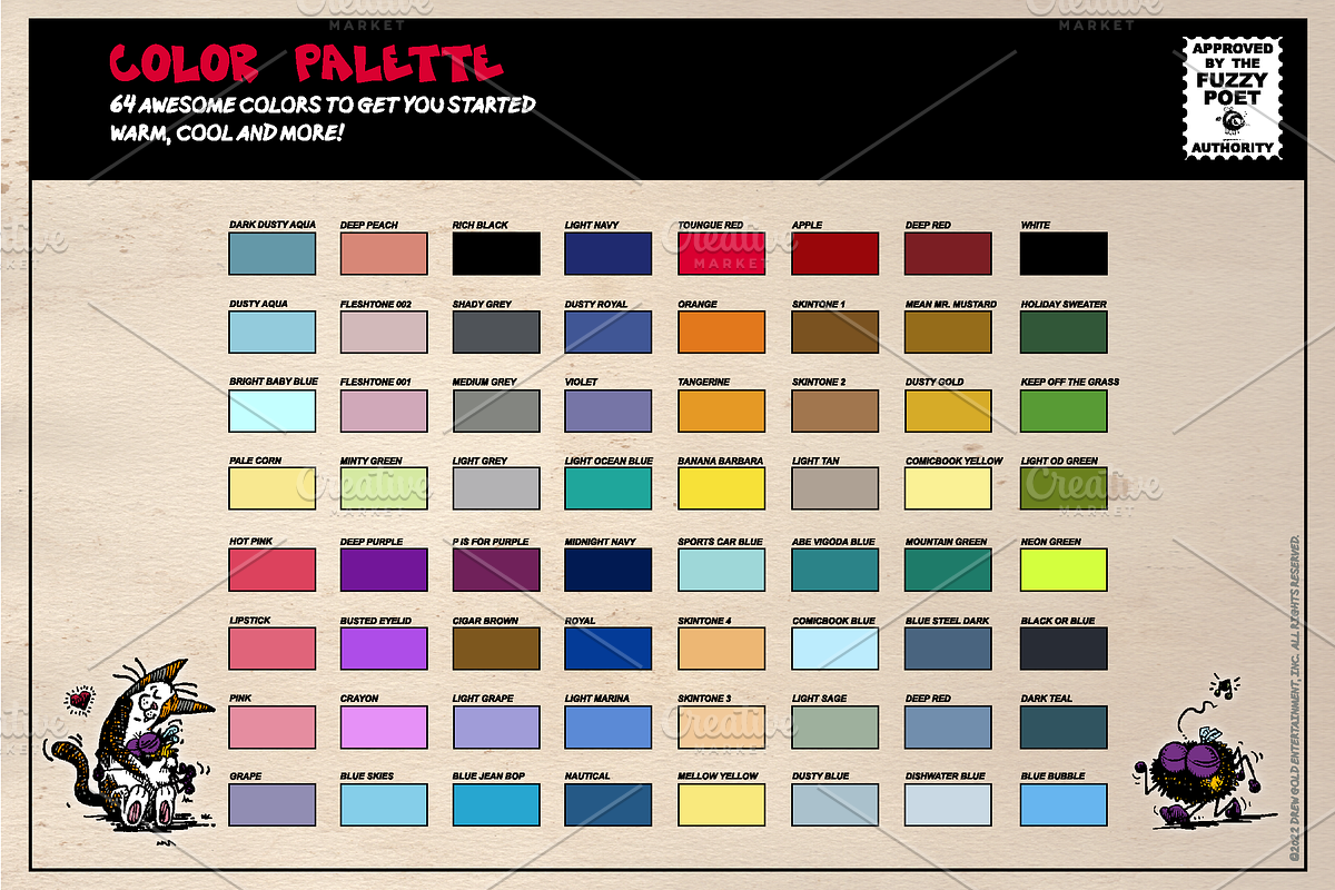 Comic Strip Kit By Fuzzy Poet, a Presentation Template by Fuzzy Poet by DG2 (Photo 2 of 14)