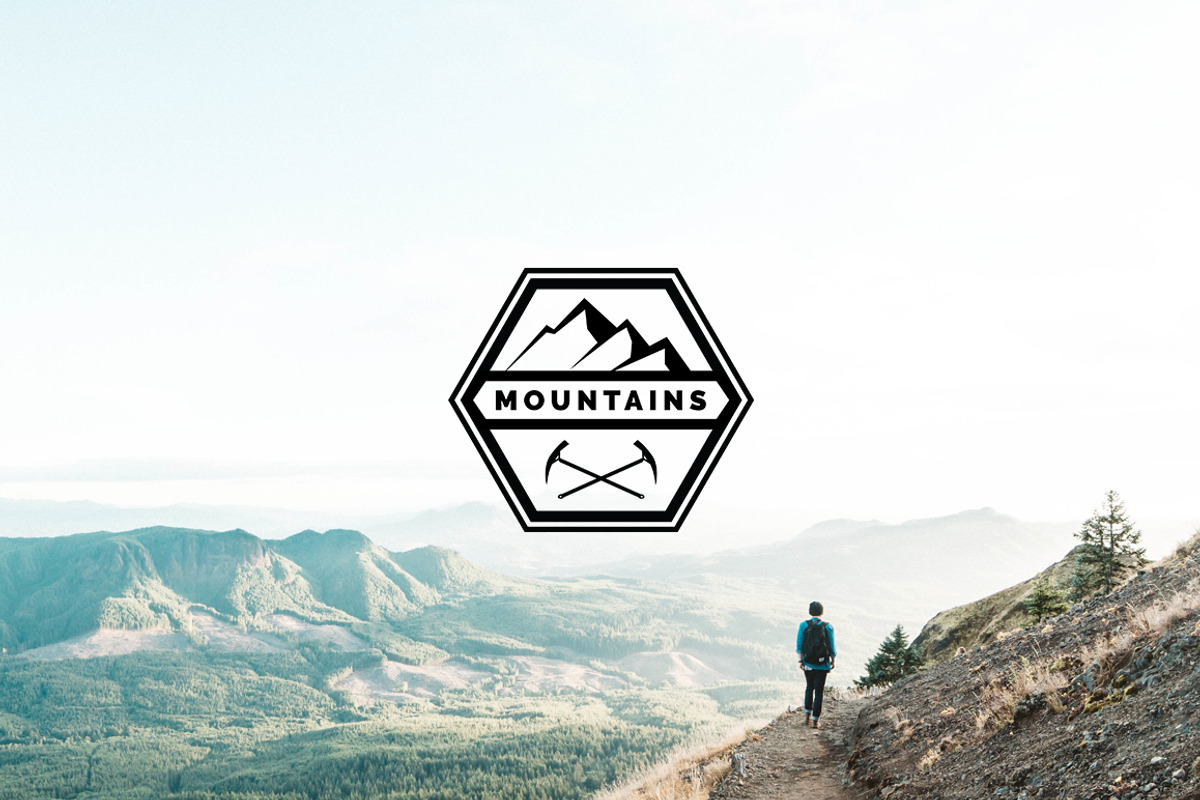 Mountain Logo Design Starter Pack, an Icon by Calvin Weibel (Photo 6 of 6)