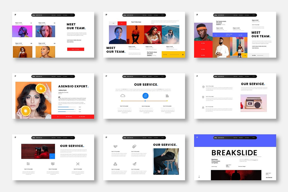 Asensio - Business Google Slide Temp, a Presentation Template by Dens Creative Studio (Photo 3 of 6)