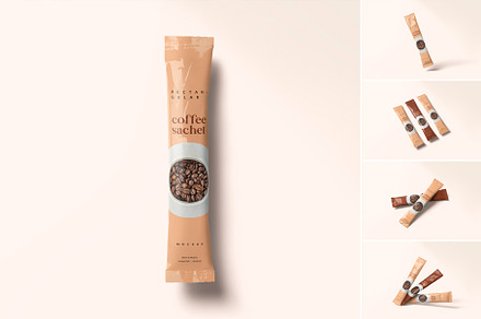Stick Sachet Mockup, a Product Mockup by MockupCraft
