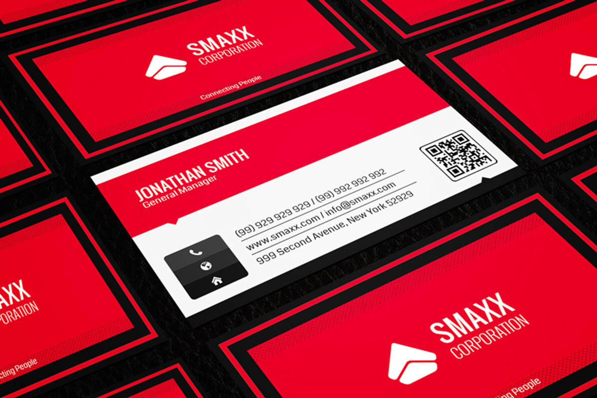 Corporate Business Card CM0001, a Business Card Template by annozio (Photo 4 of 4)