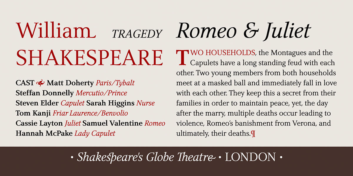 Narration, a Serif Font by PESIC (Photo 2 of 8)