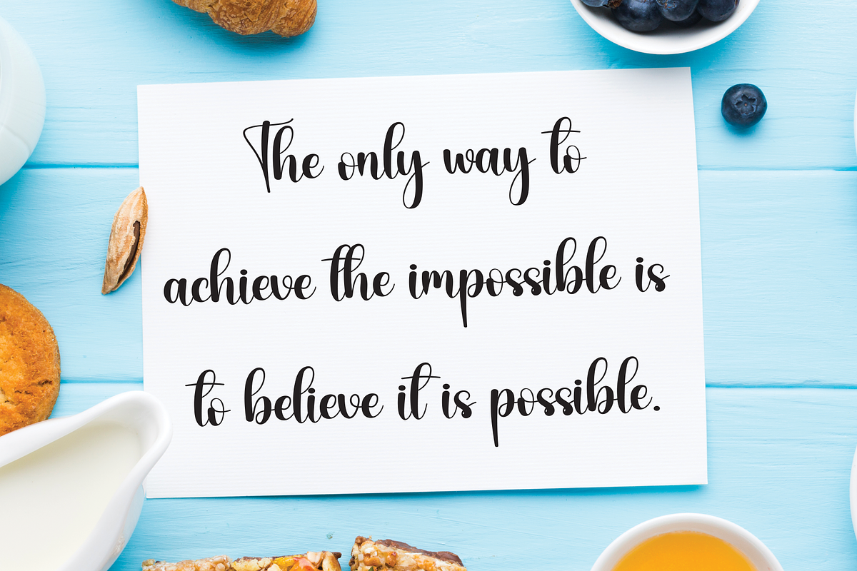 Someting | Script Font, a Handwritten Font by Scratchones (Photo 3 of 8)