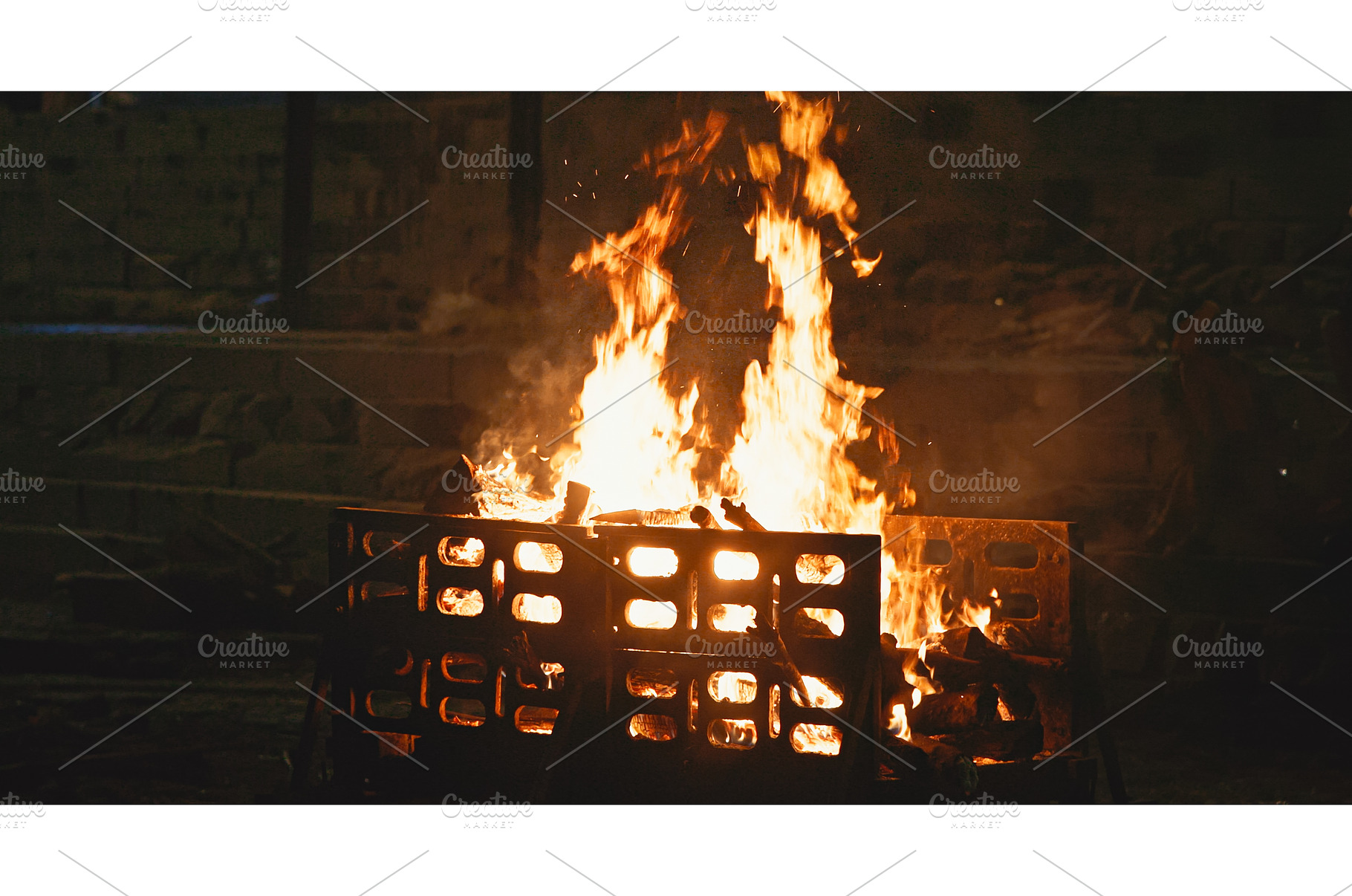 Varanasi, Uttar Pradesh, India. Fire, a Person Photo by Our Amazing World
