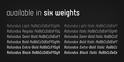 Rotundus, a Sans Serif Font by dayflash (Thumbnail 2 of 5)