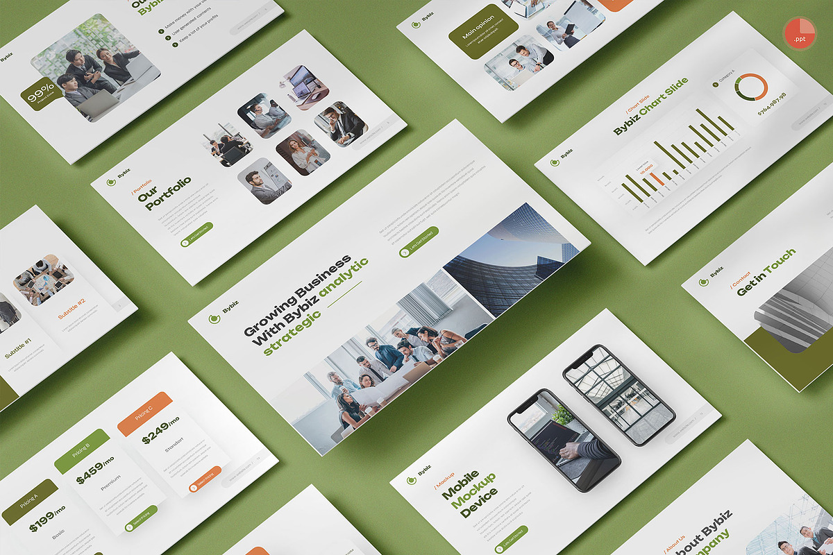 Business Agency PowerPoint, a Presentation Template by Pixslides (Photo 1 of 6)