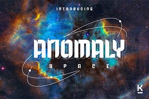 Anomaly Space - Sci-Fi font