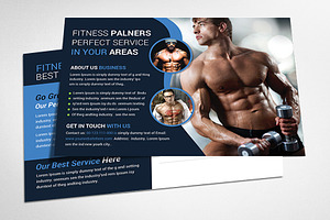 Fitness Postcard