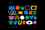 Colorful Doodle Elements, an Object Graphic by Léo Alexandre (Thumbnail 4 of 16)