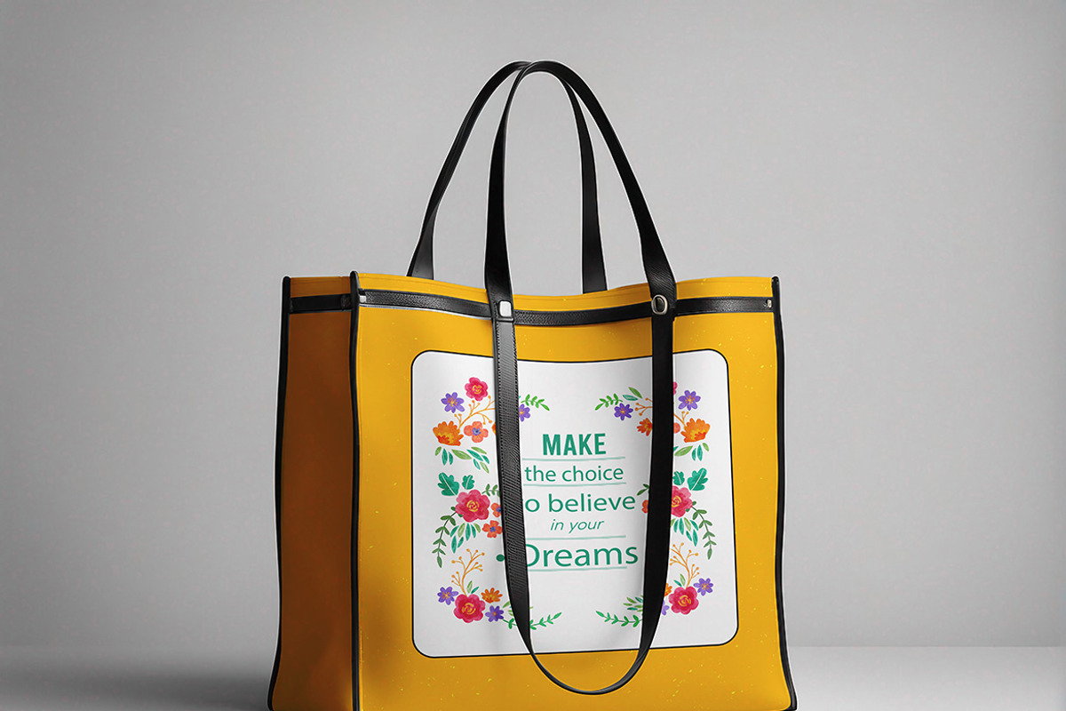 Tote Bag Mockup, a Merchandise Mockup by 3djagan (Photo 3 of 5)