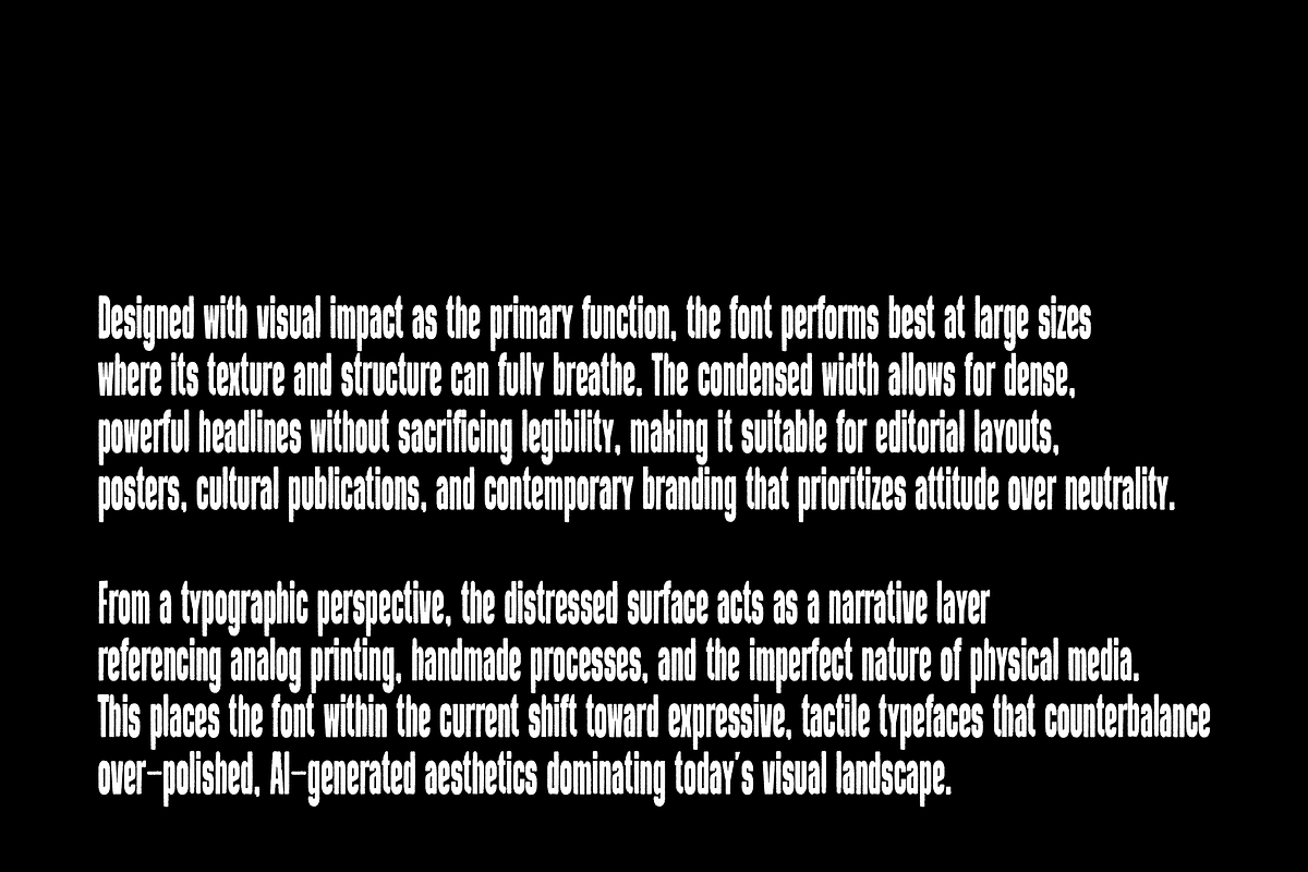 Global Premiere Rough Condensed Font, a Font by Typeparties (Photo 3 of 11)