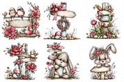 Whimsical Spring Singpost Clipart, an Illustration by Daily.Designs (Thumbnail 6 of 7)