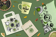 Tea Sketch Collection, an Object Graphic by Live line (Thumbnail 3 of 10)