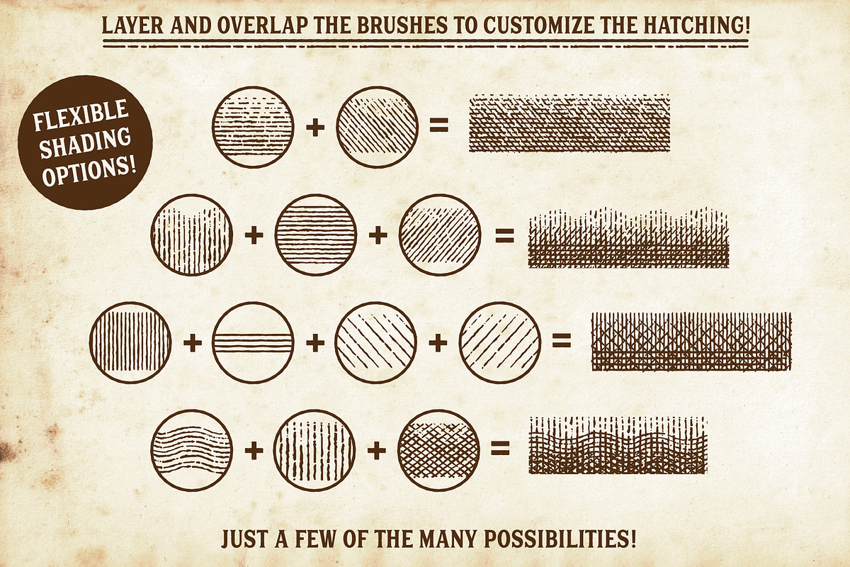 Finest Vintage - Illustrator Brushes, a Brush Add-On by The Artifex Forge (Photo 5 of 12)