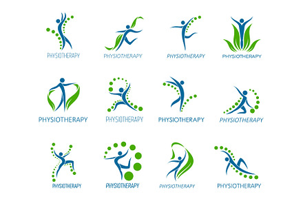 Physiotherapy, chiropractic therapy, a Healthcare Illustration by Vector Tradition