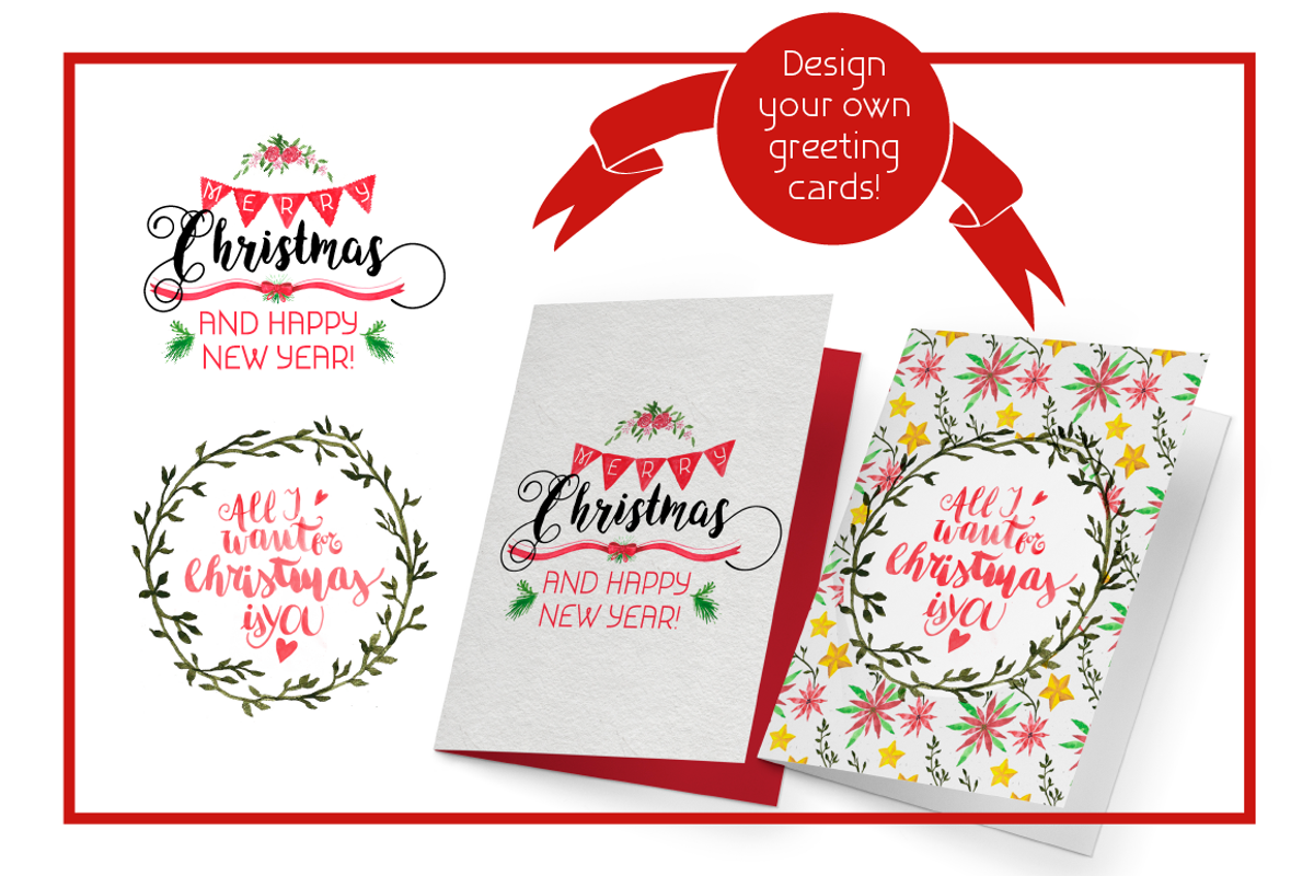 All I Want 4 Christmas Graphics Pack, an Object Graphic by MaGo (Photo 3 of 5)