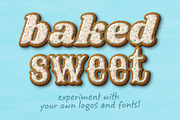 Cookie PSD Text Effect, an Action Add-On by Designdell (Thumbnail 4 of 4)