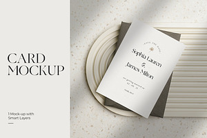 Wedding 5x7 Card Photo Mockups 01