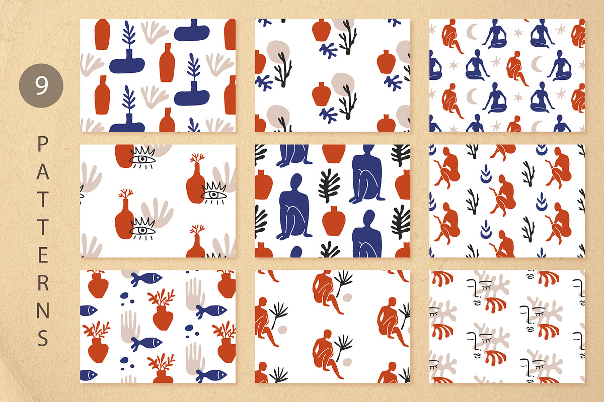 Matisse Bundle - Artwork Creator, a Background Graphic by Katrinelly (Photo 6 of 10)