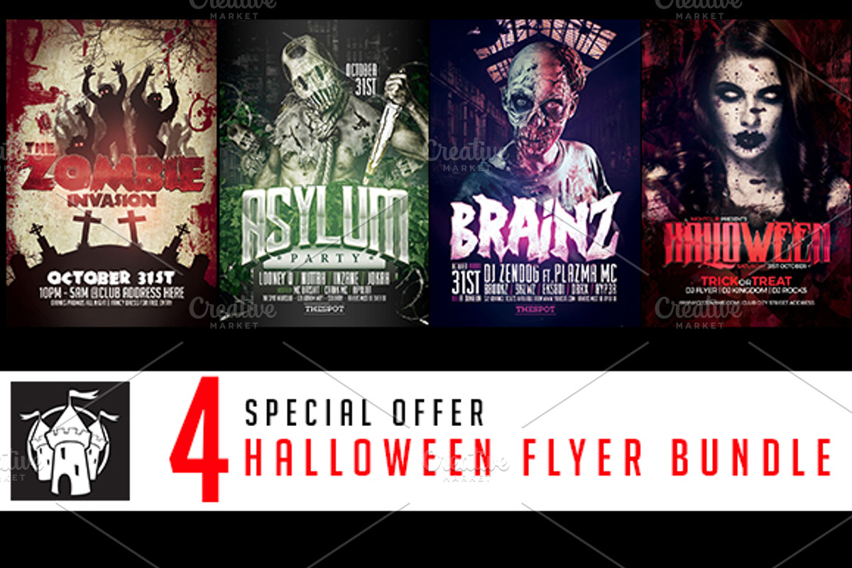 Halloween Flyer Bundle, a Flyer Template by FlyerKingdom (Photo 5 of 7)