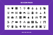 Home decoration icons, an Outline Icon by Wencory (Thumbnail 1 of 2)