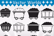 Mining Cart Svg, Mining, Cart Svg, an Object Graphic by VectorWorlds (Thumbnail 2 of 3)