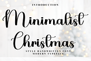 Minimalist Christmas, a Handwritten Font by InermediaSTUDIO (Thumbnail 1 of 8)