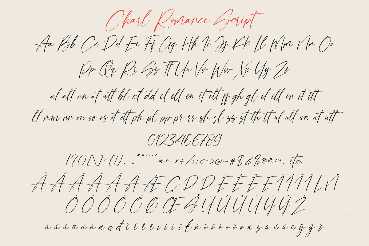 Charl Romance - Handdrawn Font Duo, a Handwritten Font by Myn Type (Photo 14 of 14)
