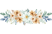 Rustic Orange Floral Set, an Illustration by Designer_Momina (Thumbnail 14 of 16)