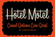Hotel Motel Script Font, a Script Font by Price Foundry (Thumbnail 1 of 17)